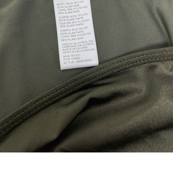 Good American Shine Perfect Fit Bikini Bottom Stormy Size 4 US XL - Picture 4 of 7